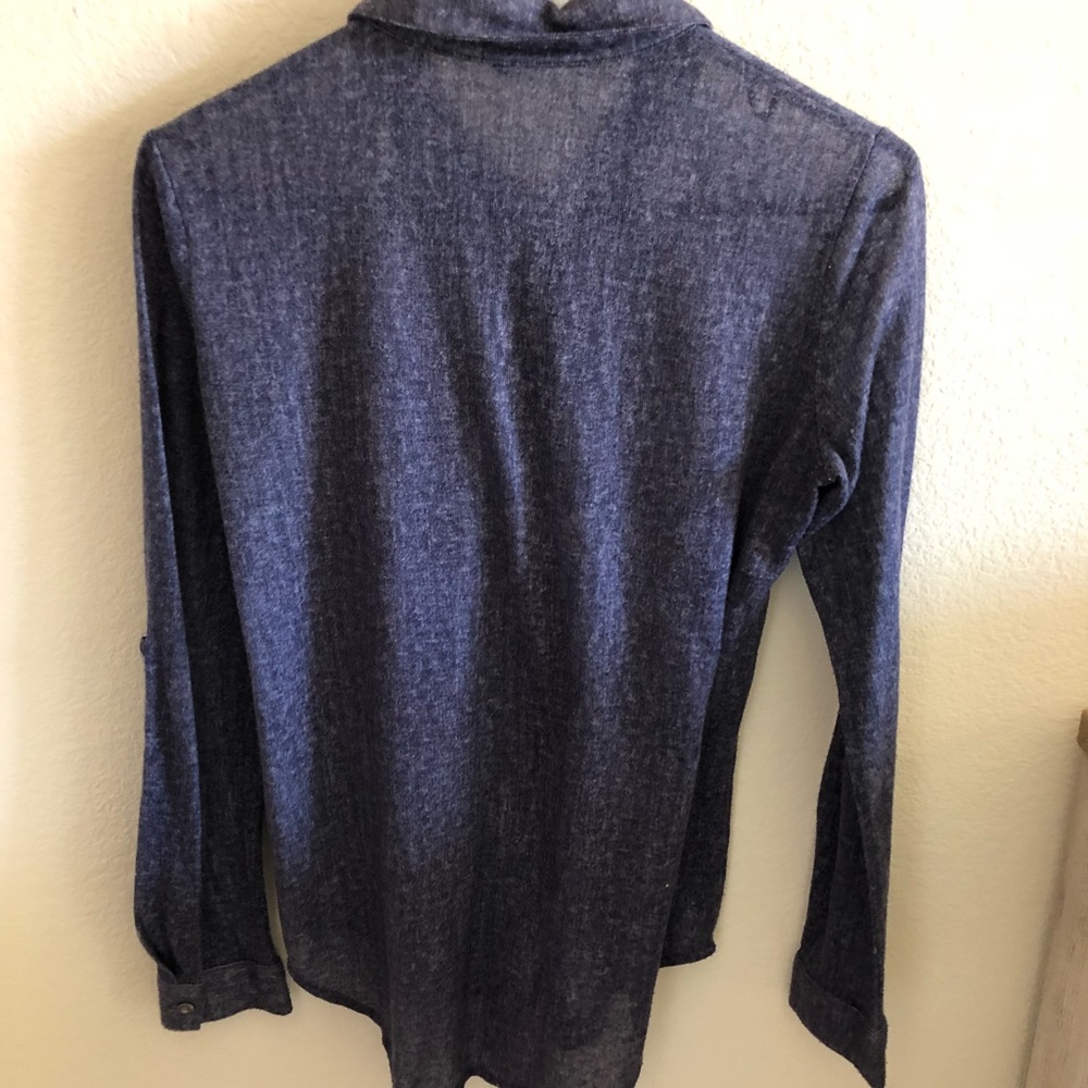 Blue button down - Picture 2 of 4